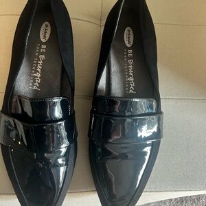 Dr. Scholl's Black Patent Loafers
